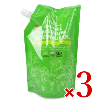ココウェル 有機プレミアムココナッツオイル 460g（500ml） 有機JAS