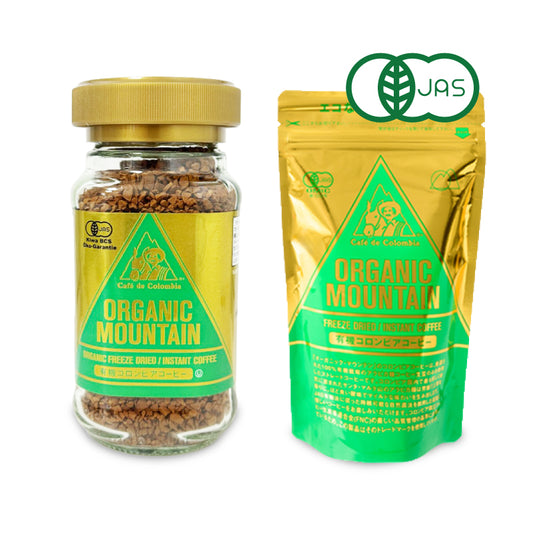 ダーボン オーガニックマウンテン有機インスタントコーヒー 85g（本体） ＋ 80g（詰替用）  ［有機JAS］