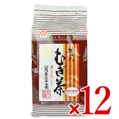 富士食糧昔の麦茶[12g×52p]×12袋セット《あす楽》