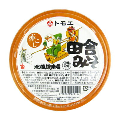 福山醸造トモエ田舎みそ赤こし750gカップ