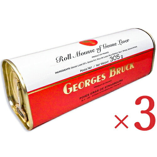 《送料無料》ジョルジュブルック（フォアグラ）ムースフォアグラ305g×3個セット協同食品