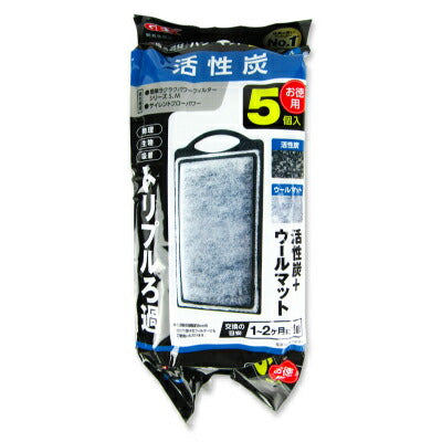 GEXジェックス活性炭パワーマットSM5個入