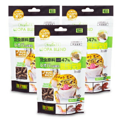 【10/20-25限定！まとめ買いクーポン】ジェックスGEXレオパブレンドフード120g