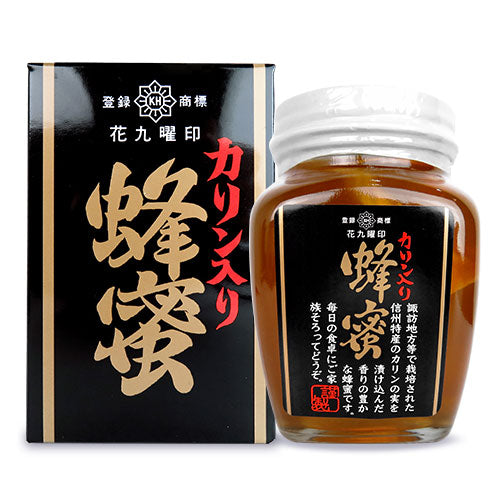 原田商店花九曜印かりん入り蜂蜜350g