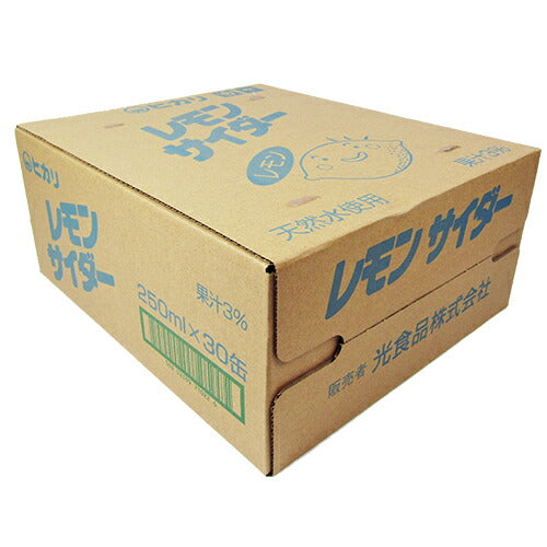 光食品 レモンサイダー 250ml × 30本 ケース販売
