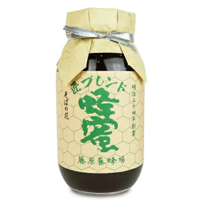 創業明治三十四年 藤原養蜂場 匠ブレンド 蜂蜜 そばの花 1200g