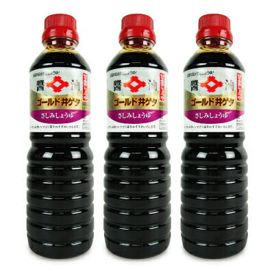 井ゲタ醤油ゴールドさしみしょうゆ・甘露500ml