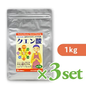 クエン酸 1kg （1000g） ［木曽路物産］【詰替 キッチン 食品添加物 食用 掃除 洗浄 洗濯 消臭】