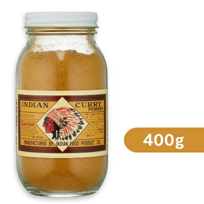 インデアン食品純カレー粉瓶400g［INDIANCURRYPOWDER］【にっぽん津々浦々】
