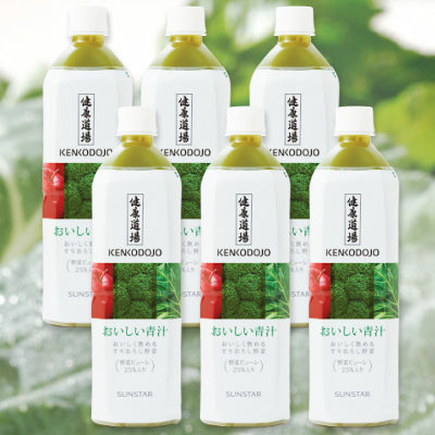 サンスター健康道場おいしい青汁900ml×6本セットペットボトル【にっぽん津々浦々】