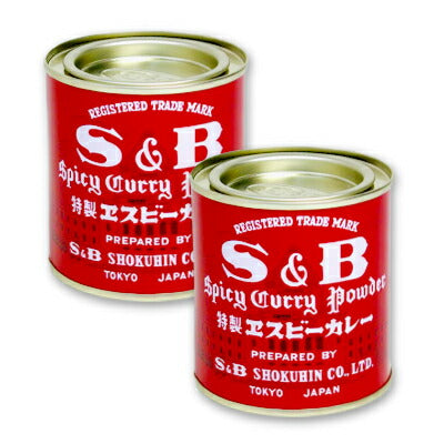エスビー食品 S&B 赤缶 カレー粉 84g ［ヱスビー食品］【S&Bスパイス