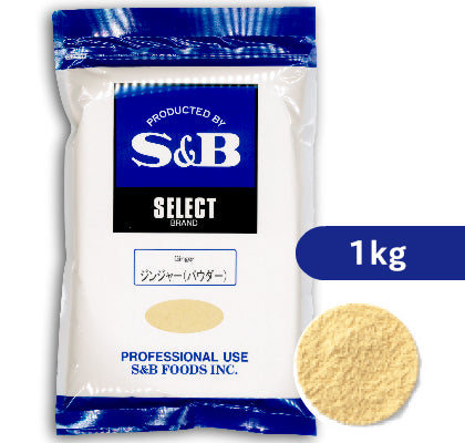 S&Bセレクトスパイスジンジャーパウダー1kg（1,000g）［エスビー食品］【にっぽん津々浦々】