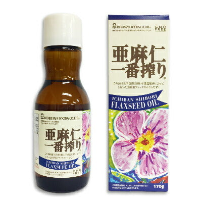 紅花食品亜麻仁一番搾り170g【にっぽん津々浦々】