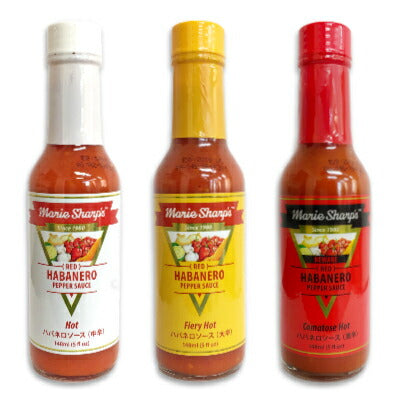 マリーシャープスハバネロソース3本セット【にっぽん津々浦々】