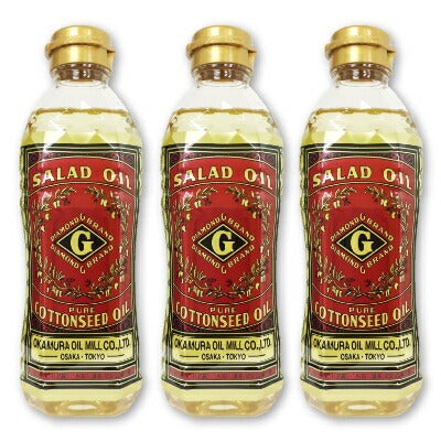 岡村製油ダイヤモンドGブランド一番搾り綿実油400g【にっぽん津々浦々】