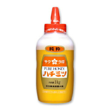サクラ印純粋ハチミツ1kg（1000g）［加藤美蜂園］