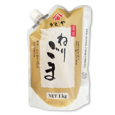 かどや製油ねりごま（白）濃煎1kg【にっぽん津々浦々】