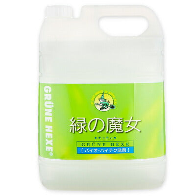 緑の魔女キッチン（食器用洗剤）5L業務用［ミマスクリーンケア］【にっぽん津々浦々】