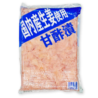 国産生姜使用甘酢しょうが平切1kg（1000g）【にっぽん津々浦々】