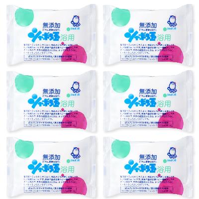 シャボン玉浴用石けん100g×6個入［シャボン玉石鹸］