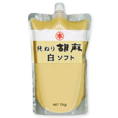 マルホン純ねり胡麻（白）ソフトパウチ1kg［竹本油脂］【にっぽん津々浦々】