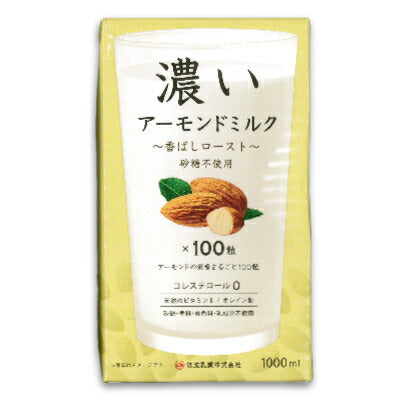 筑波乳業濃いアーモンドミルク香ばしロースト1000ml【にっぽん津々浦々】