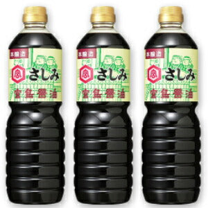 宮島醤油さしみ醤油1L×3本【にっぽん津々浦々】