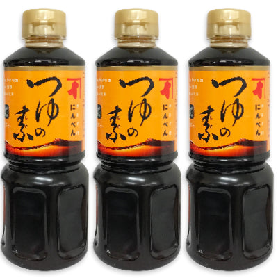 にんべんつゆの素500ml×3本（3倍濃厚）【にっぽん津々浦々】