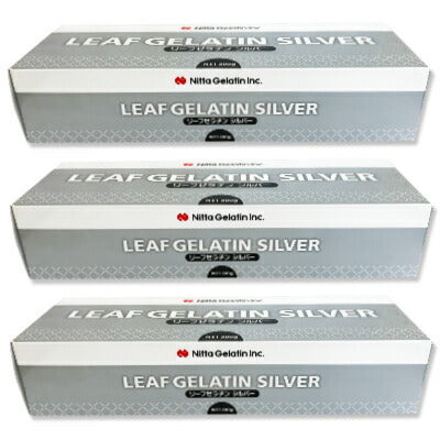 新田ゼラチンリーフゼラチンシルバー300g×3箱【にっぽん津々浦々】