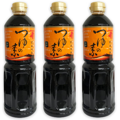 にんべんつゆの素1000ml×3本（3倍濃厚）【にっぽん津々浦々】