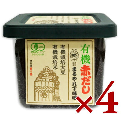 まるや八丁味噌有機赤だし500g×4個［有機JAS］【にっぽん津々浦々】