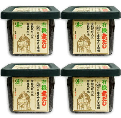 まるや八丁味噌有機赤だし500g×4個［有機JAS］【にっぽん津々浦々】