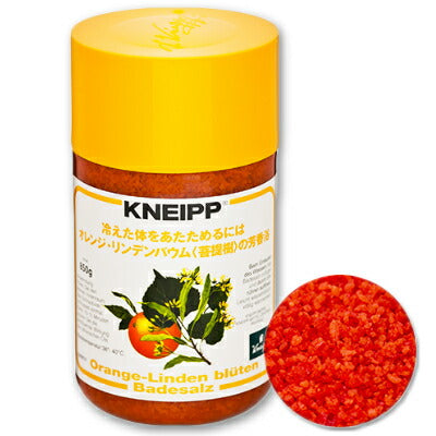 クナイプバスソルトオレンジ・リンデンバウム（菩提樹）の香り850g［KNEIPP］
