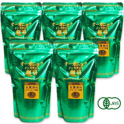 有機コロンビアコーヒー オーガニックインスタント珈琲 85g （詰替用）［有機JAS ムソー］【インスタントコーヒー コーヒー 詰替 詰め替え オーガニック】