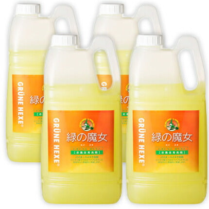 緑の魔女バス（お風呂用洗剤）2リットル（2000ml）×4個［ミマスクリーンケア］【にっぽん津々浦々】