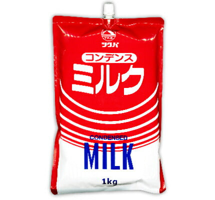 筑波乳業コンデンスミルクスパウトパウチ入1Kg【にっぽん津々浦々】