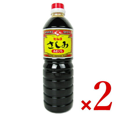 【SS限定！最大2000円OFFクーポン】藤安醸造ヒシク甘口さしみ1L×2本