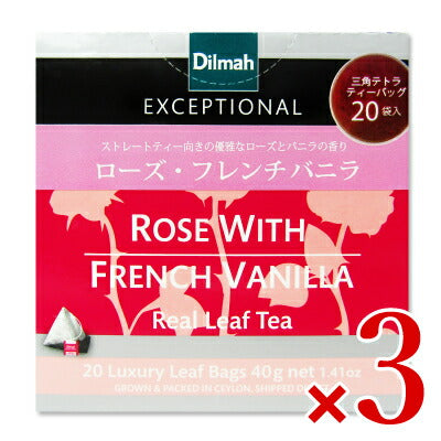 ワルツ ディルマ《エクセプショナル》ローズ・フレンチ・バニラ 2g×20袋 ティーバッグ