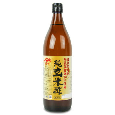 松合食品ヤマア純玄米酢900ml瓶