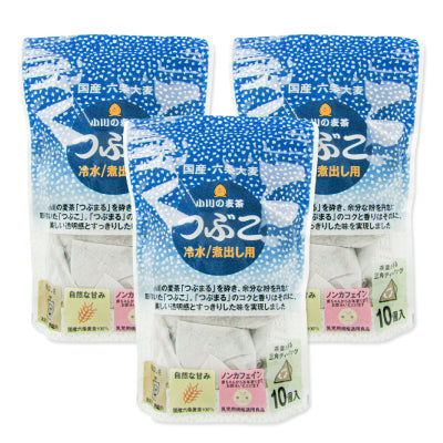 小川の麦茶 つぶこ 冷水/煮出し用 10g×10p ［小川産業］ティーバッグ