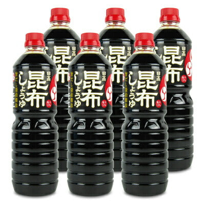 福山醸造トモエ日高昆布しょうゆ1Lペット