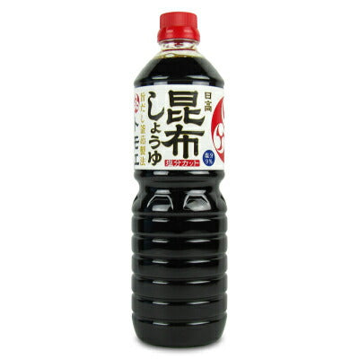 福山醸造トモエ日高昆布しょうゆ塩分カット1L