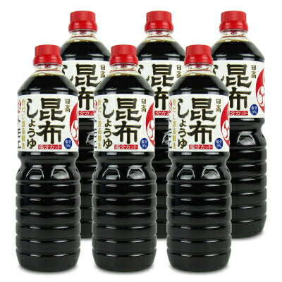 福山醸造トモエ日高昆布しょうゆ塩分カット1L