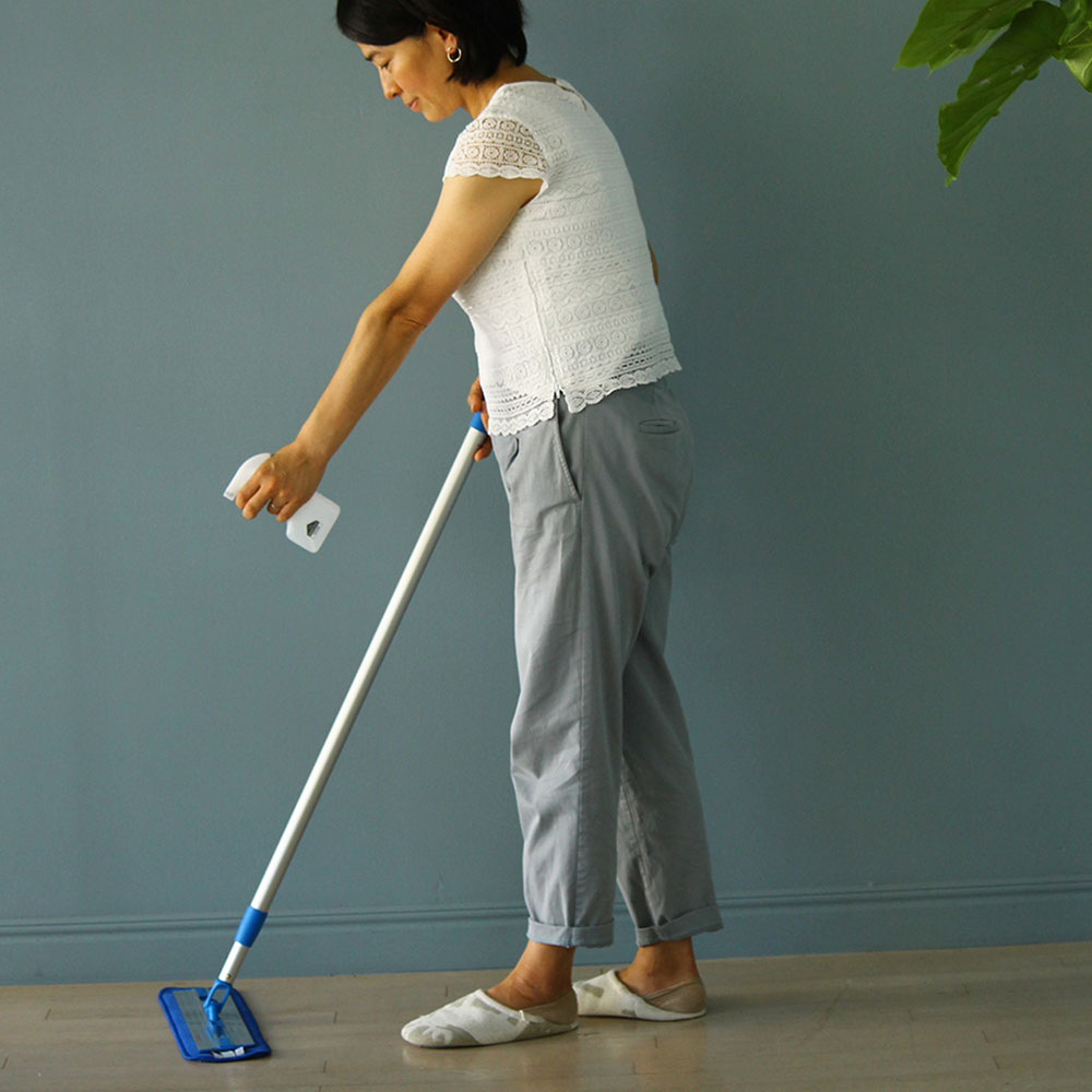 【マラソン限定！最大2000円OFFクーポン配布中！】《送料無料》イーオクト(E.oct)MQ・DuotexCSモップセット47cmブルー