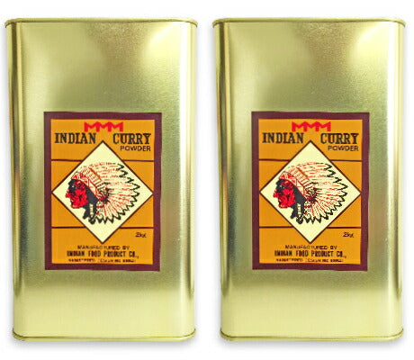 インデアン食品純カレー粉缶2kg（2000g）［INDIANCURRYPOWDER］【にっぽん津々浦々】