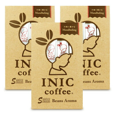 イニックコーヒー INIC COFFEE ビーンズアロママンデリン 4g×12本 [パウダーフーズフォレスト]