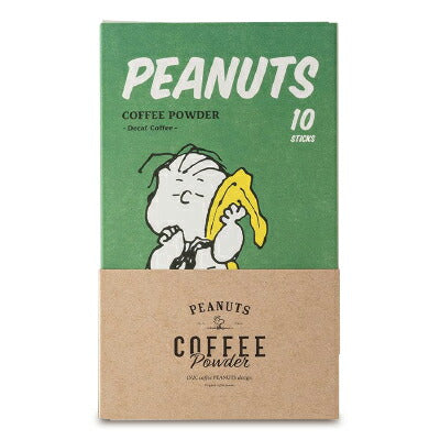 【マラソン限定！最大2,000円OFFクーポン配布中！】スヌーピーコーヒースティック10本デカフェ[パウダーフーズフォレスト]