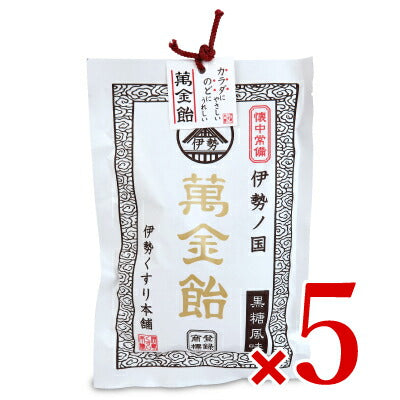 《メール便選択可》伊勢くすり本舗伊勢国朝熊岳萬金飴黒糖風味(個包装)100g《あす楽》