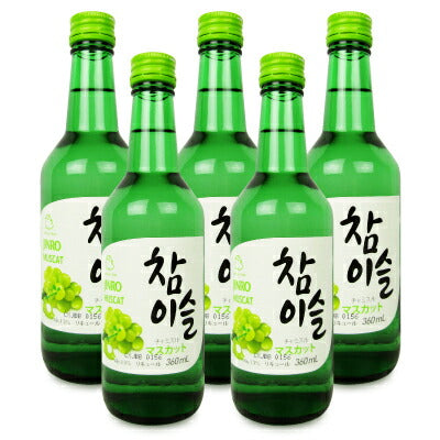 JINRO眞露(真露)チャミスルマスカット360ml