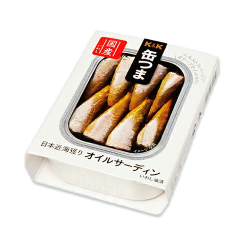 K&K缶つま日本近海どりオイルサーディン105g【】